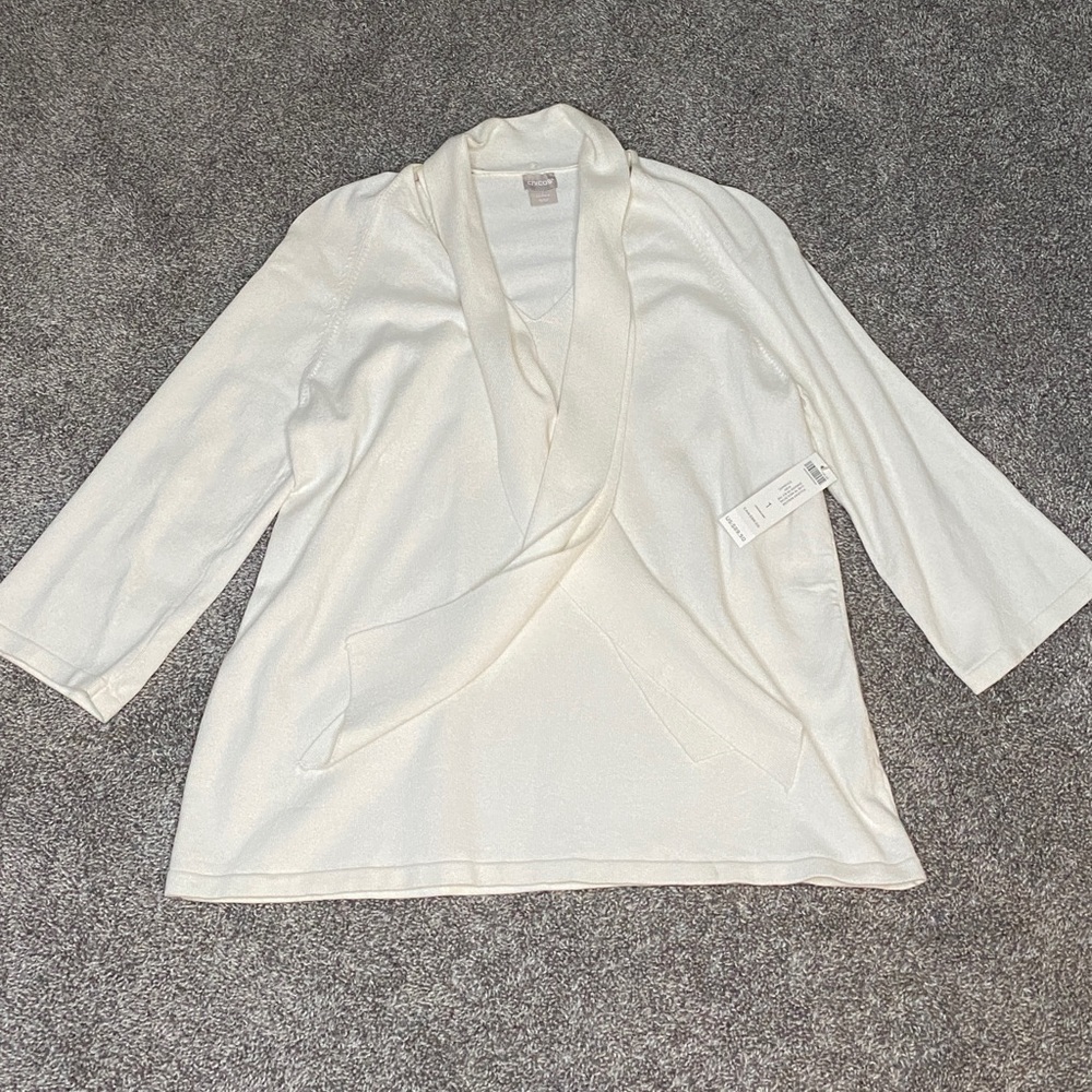 NWT Luxe Neck Tie Sweater